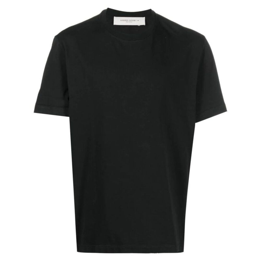 Golden Goose Men T-Shirt Distressed Cotton